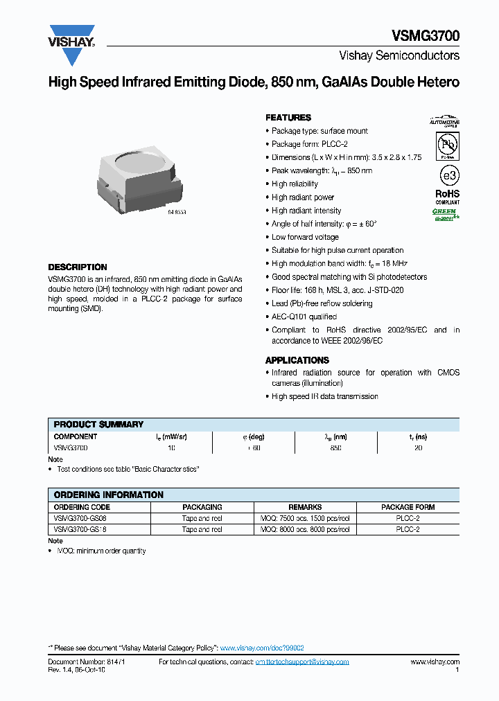 VSMG3700_6923281.PDF Datasheet