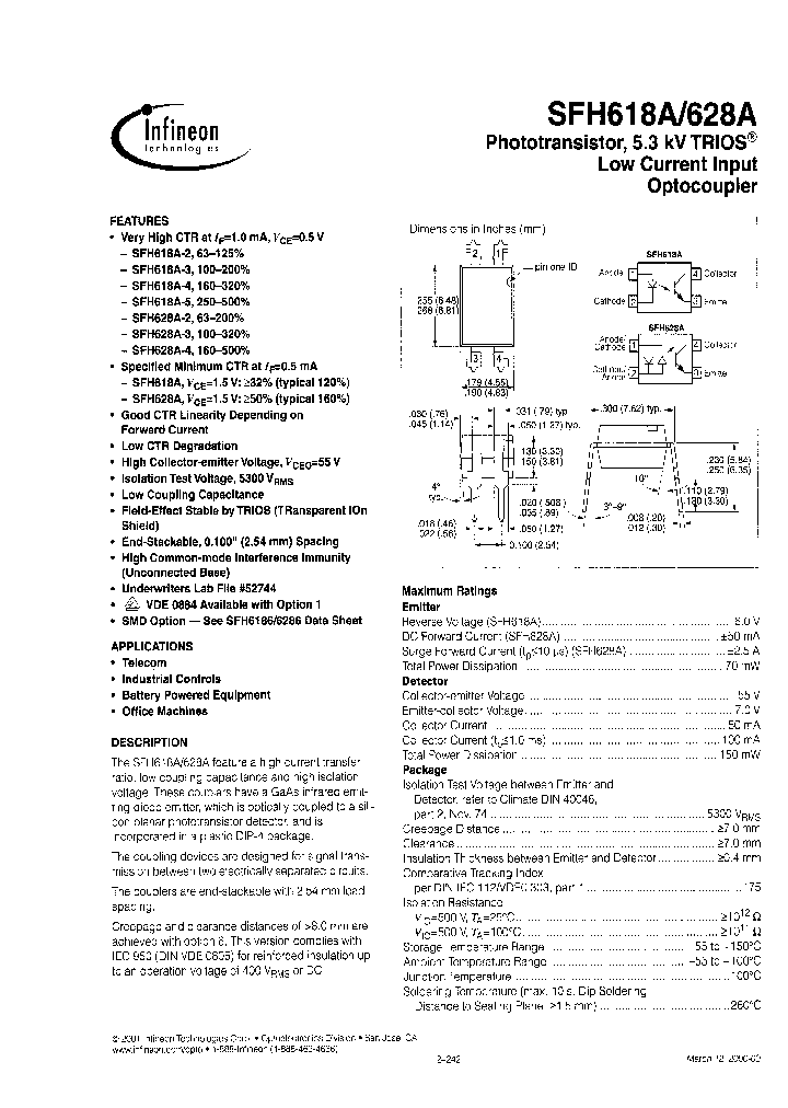 SFH628A-4-X001_6705345.PDF Datasheet