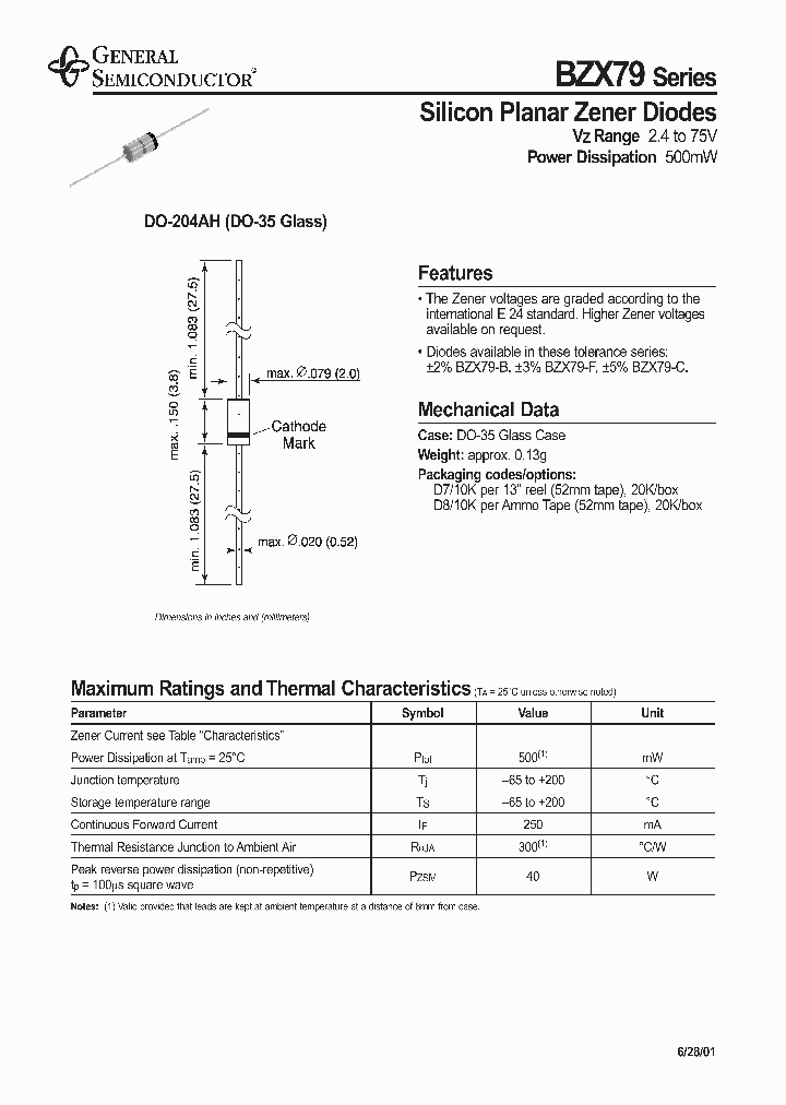 BZX79-C18D7_6699634.PDF Datasheet