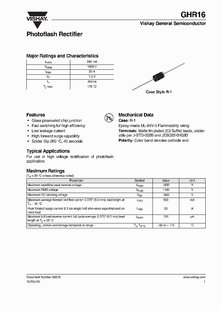 VISHAYSEMICONDUCTORS-GHR16100_6707302.PDF Datasheet