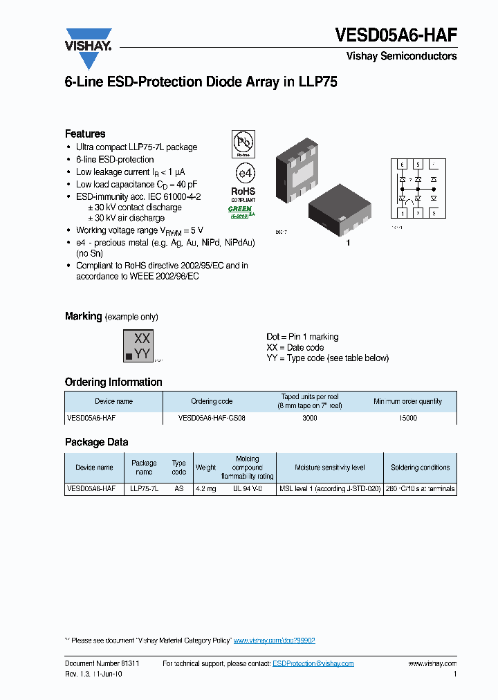 VESD05A6-HA3-GS08_6707786.PDF Datasheet