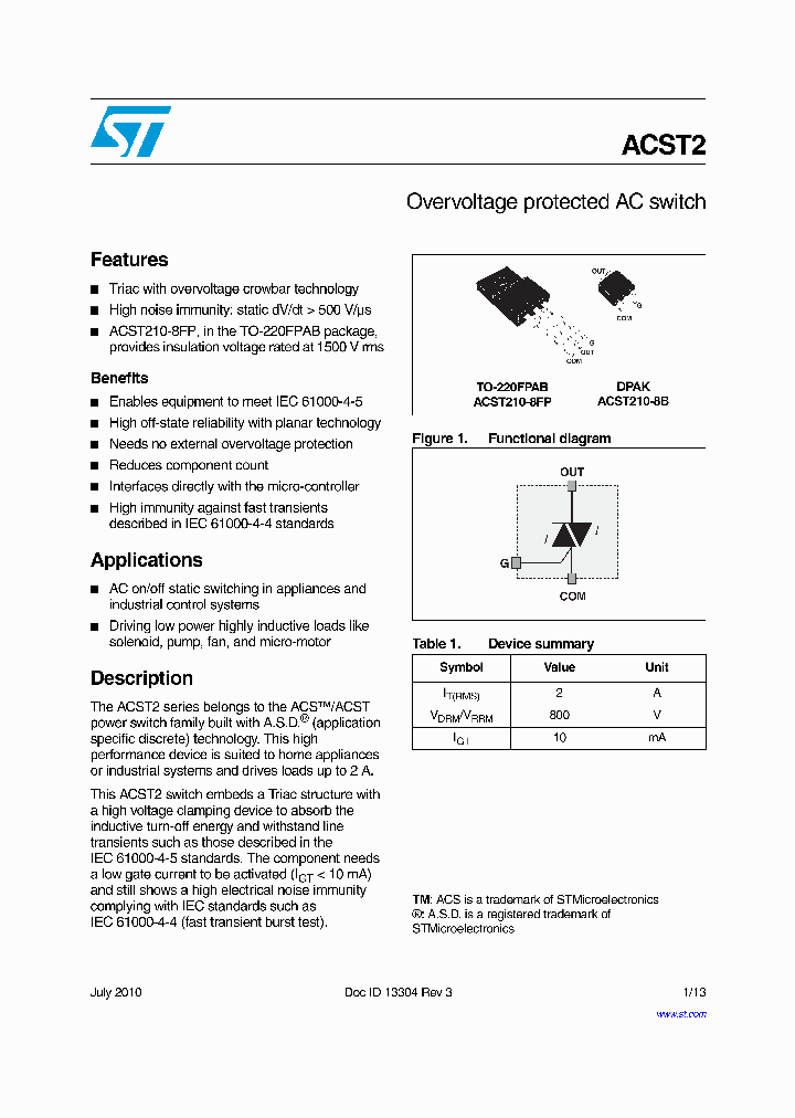 ACST210-8FP_6932579.PDF Datasheet