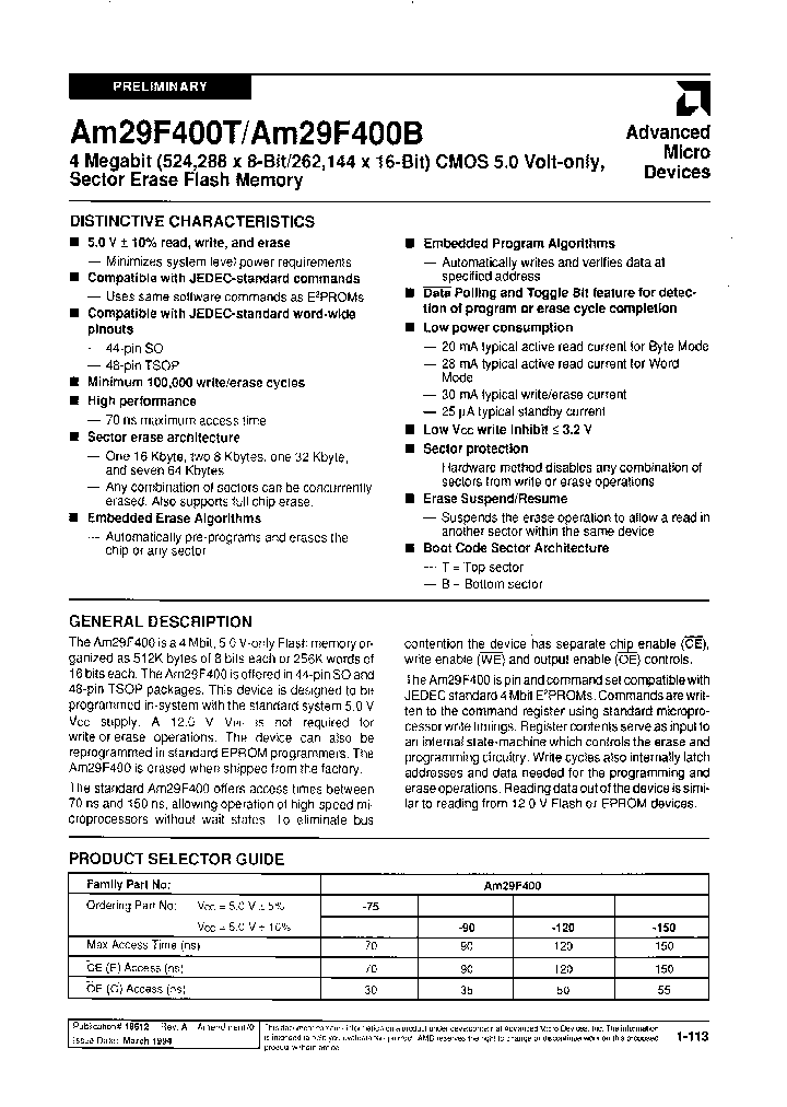 AM29F400T-90SEB_6709997.PDF Datasheet