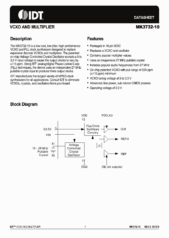 MK3732-10SLF_6706353.PDF Datasheet