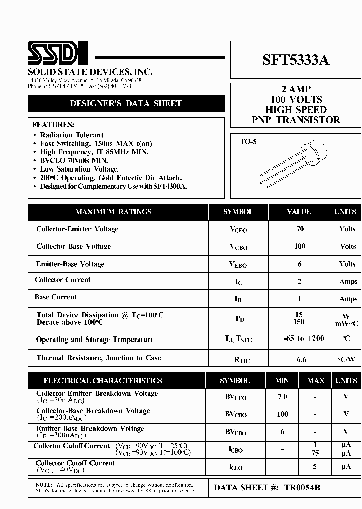 SOLIDSTATEDEVICESINC-SFT5333A_6708119.PDF Datasheet