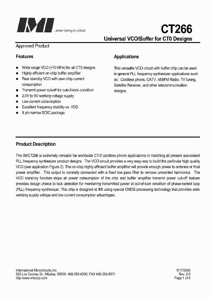 IMICT266DZB_6708816.PDF Datasheet
