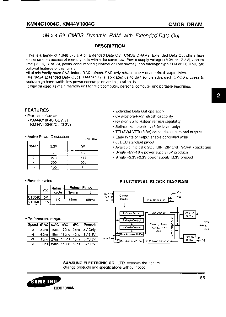 KM44C1004CLP-5_6710450.PDF Datasheet