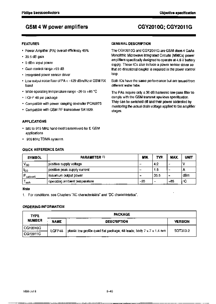 CGY2010G-T_6705736.PDF Datasheet