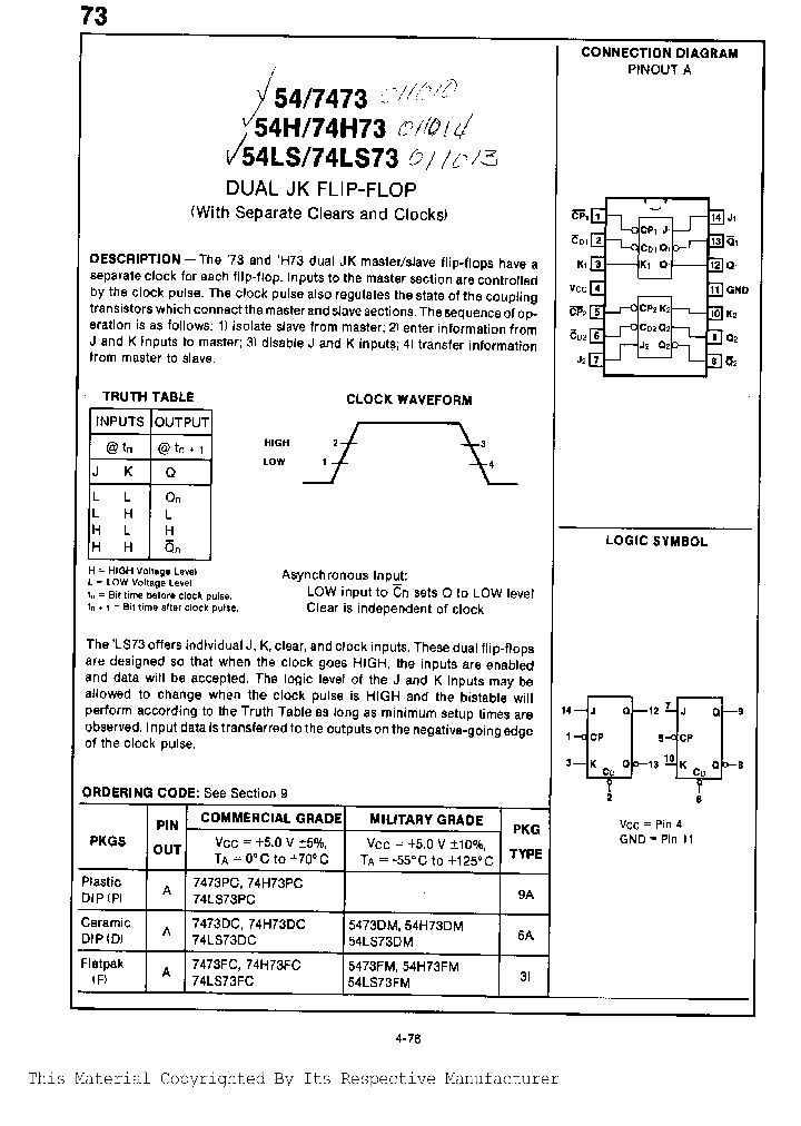 74LS73PC_6708556.PDF Datasheet