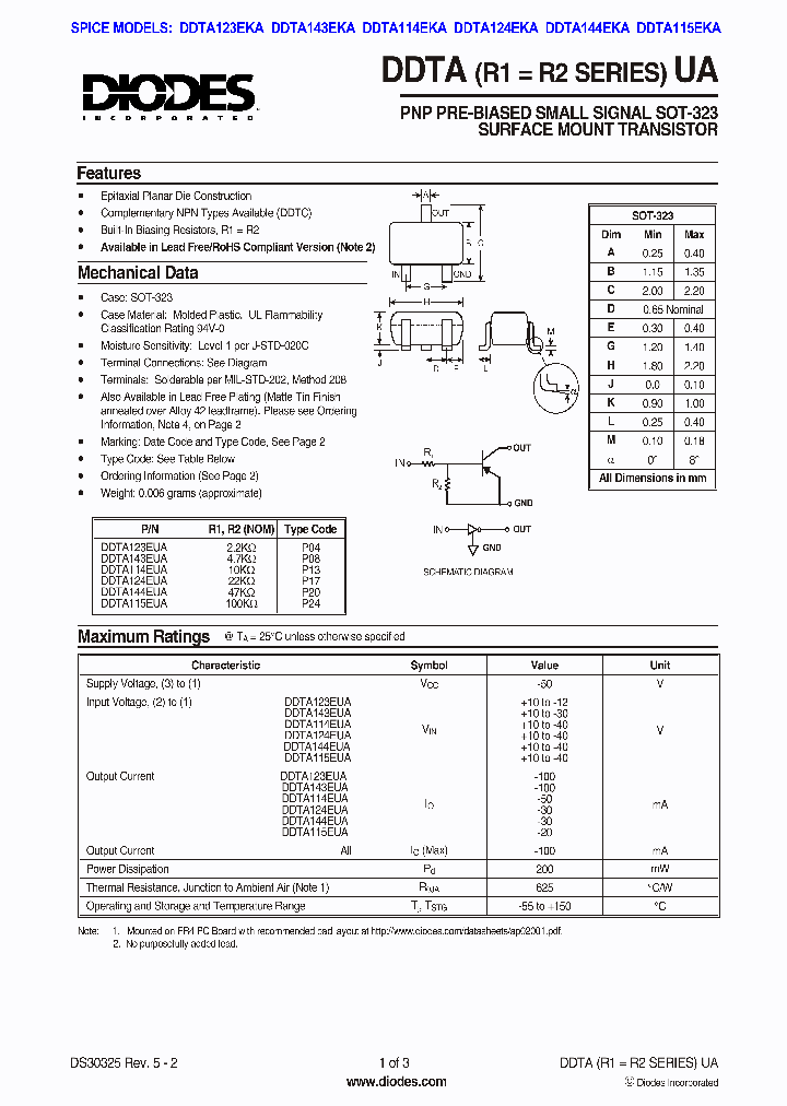 DDTA114EUA-13_6714330.PDF Datasheet