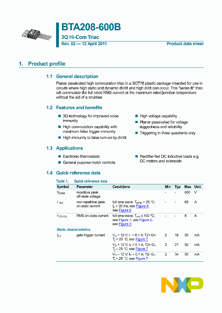 BTA208-600B_6708677.PDF Datasheet