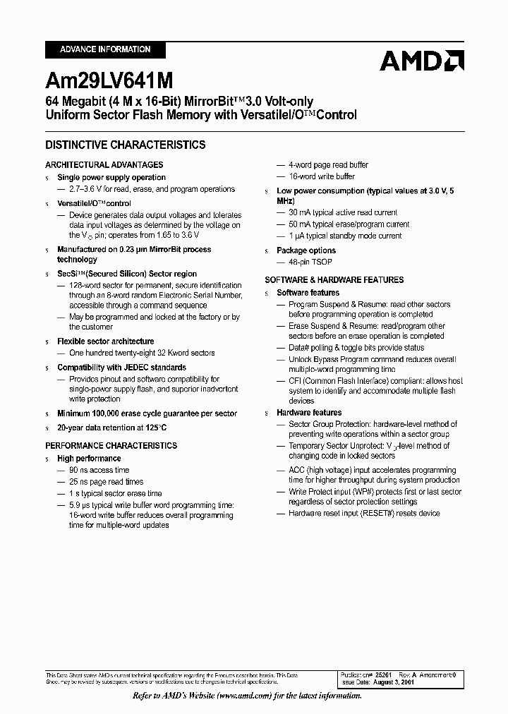 AM29LV641ML90EF_6712936.PDF Datasheet
