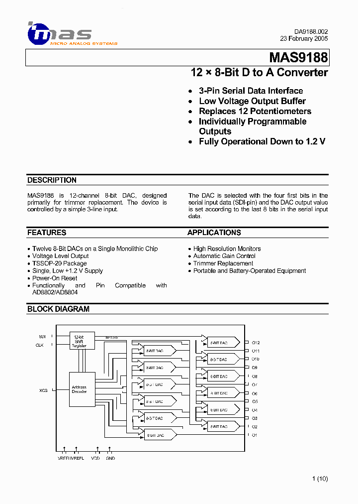 MAS9188_6933848.PDF Datasheet