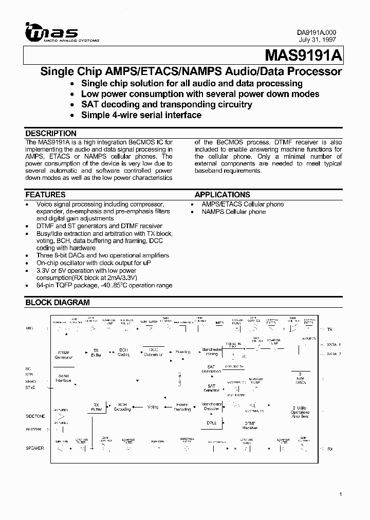 MAS9191A_6933849.PDF Datasheet