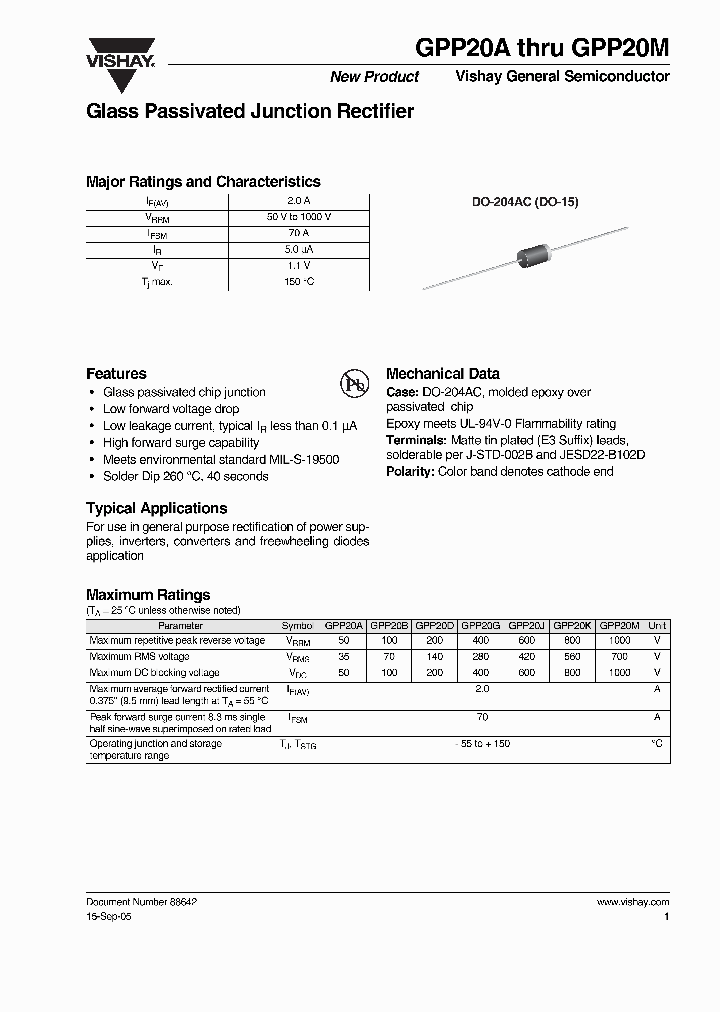 VISHAYSEMICONDUCTORS-GPP20J68_6714176.PDF Datasheet