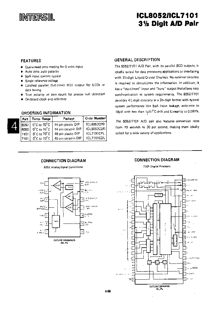 ICL7101CPL_6711028.PDF Datasheet