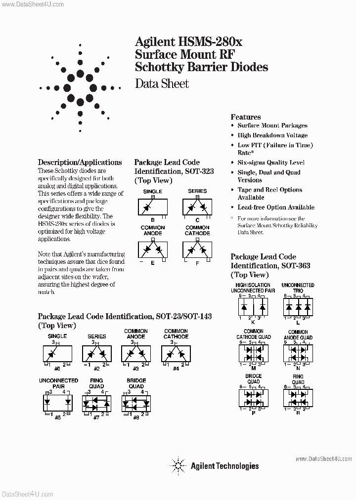 HSMS280X_6934191.PDF Datasheet