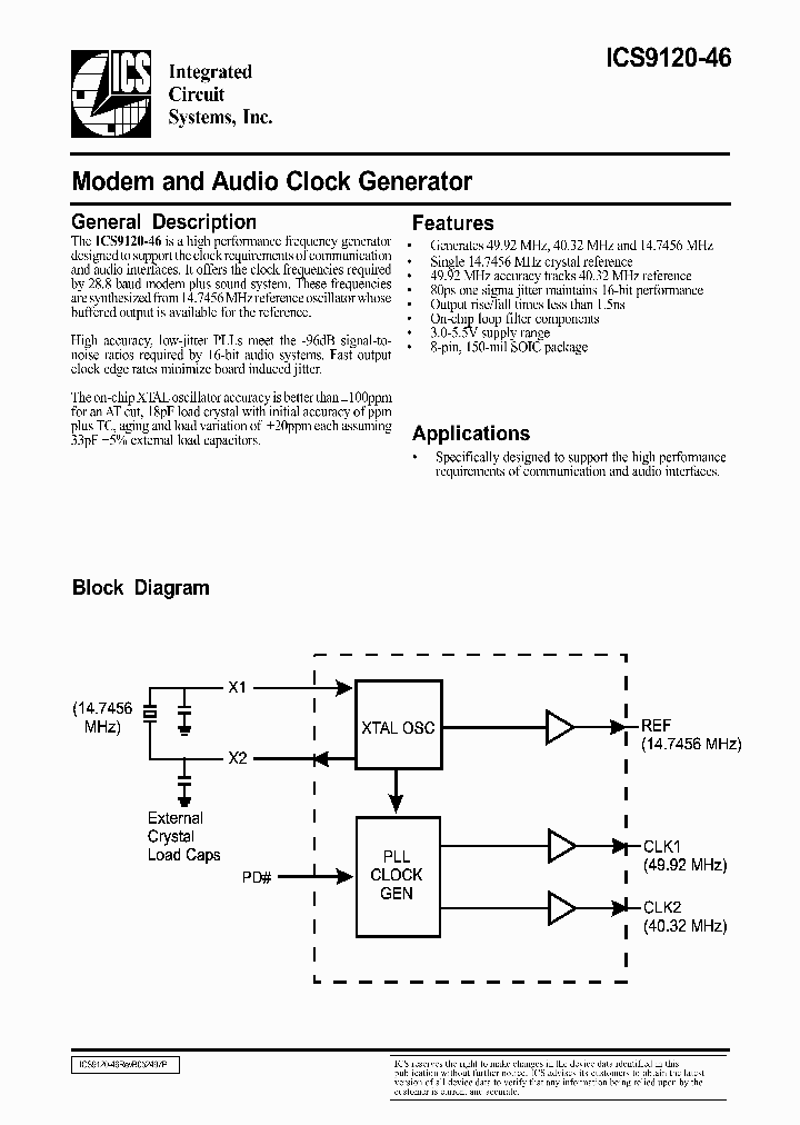 ICS9120M-46LF_6714489.PDF Datasheet