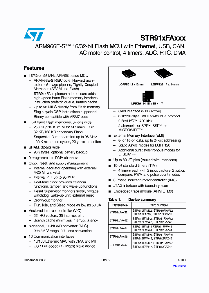 STR910FAZ42H6T_6716371.PDF Datasheet