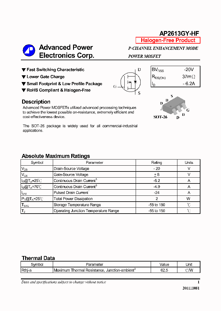 AP2613GY-HF_6934499.PDF Datasheet