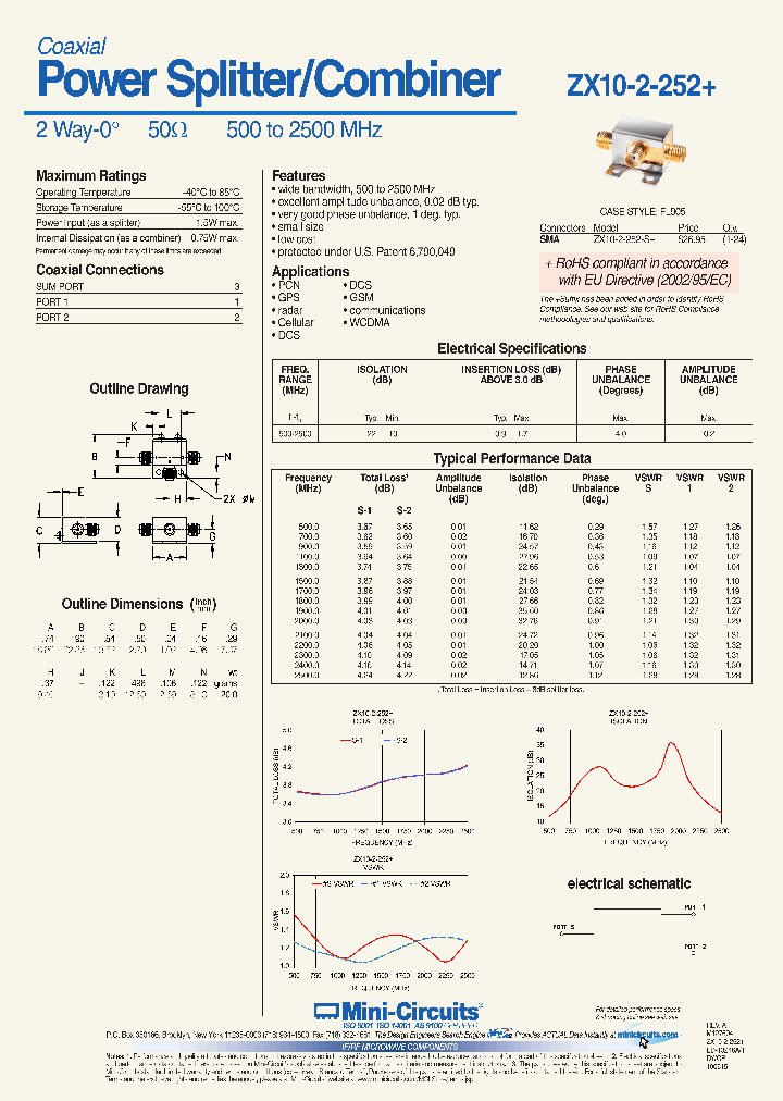 ZX10-2-252_6716627.PDF Datasheet
