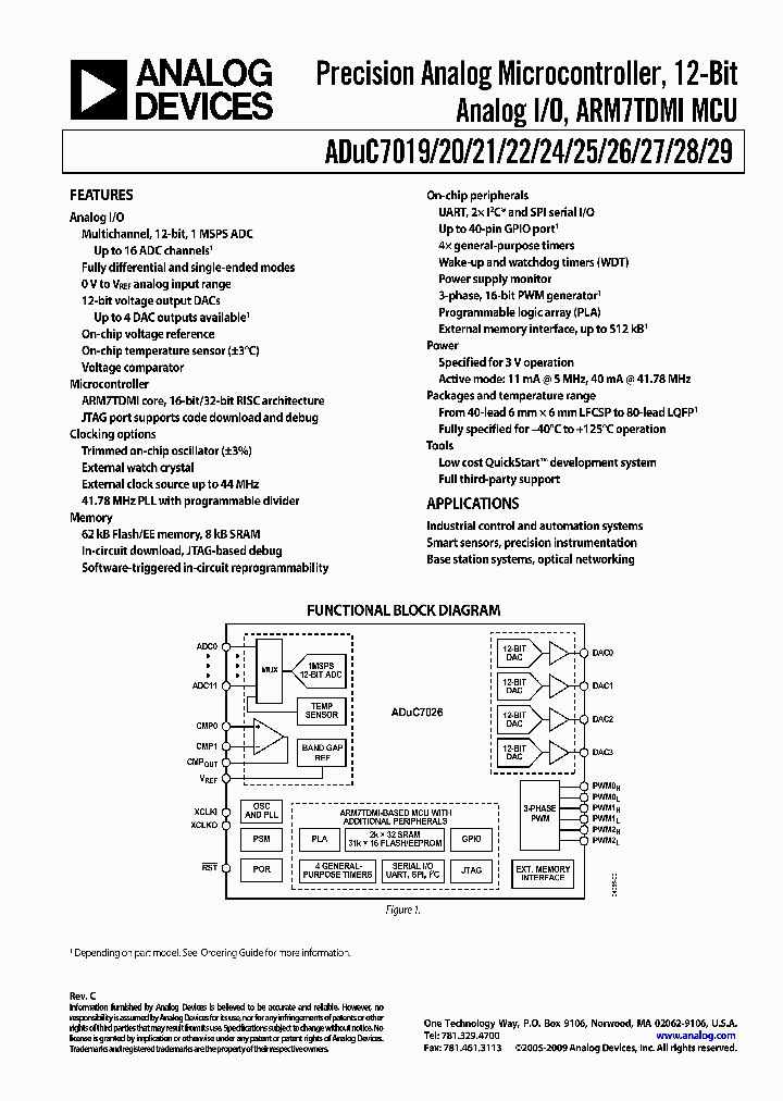 ADUC7019BCPZ62I-RL_6717304.PDF Datasheet