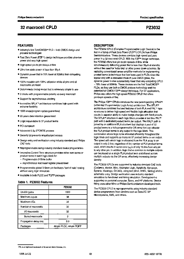 NXPSEMICONDUCTORS-PZ3032-8BC-T_6714203.PDF Datasheet