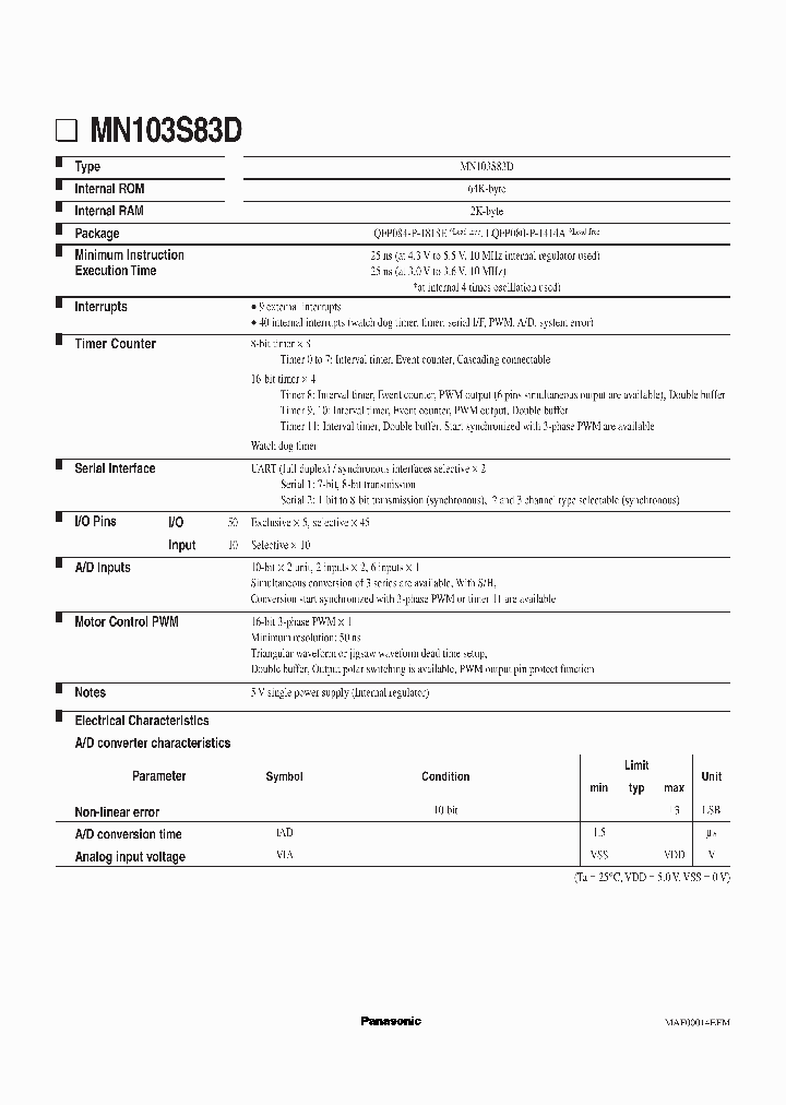 MN103SF65GBF_6718135.PDF Datasheet