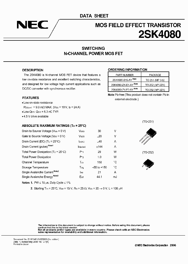 2SK4080-S15-AY_6717207.PDF Datasheet