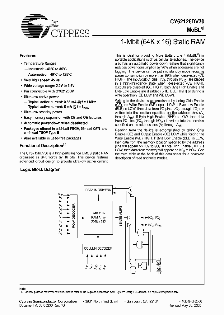 CY62126DV30L-70ZI_6718434.PDF Datasheet