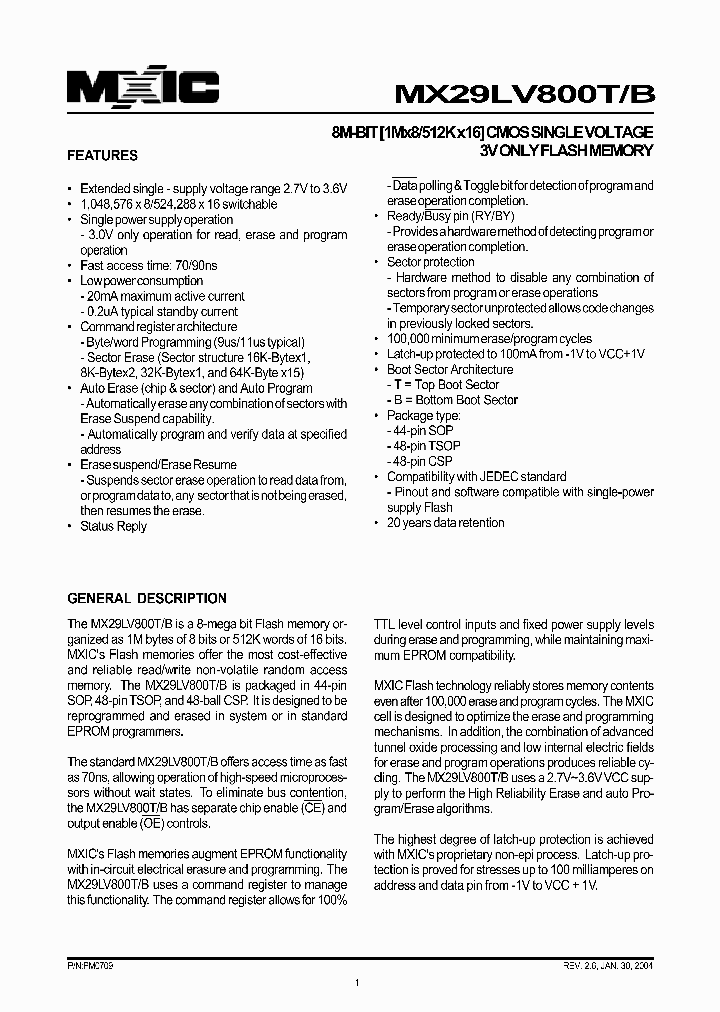 MX29LV800BXBC-90G_6719564.PDF Datasheet