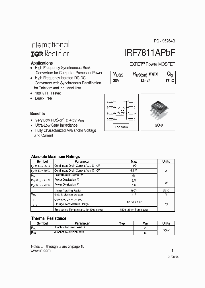 IRF7811APBF_6714055.PDF Datasheet
