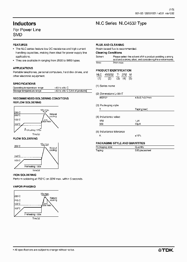 NLC453232T-271K_6718826.PDF Datasheet