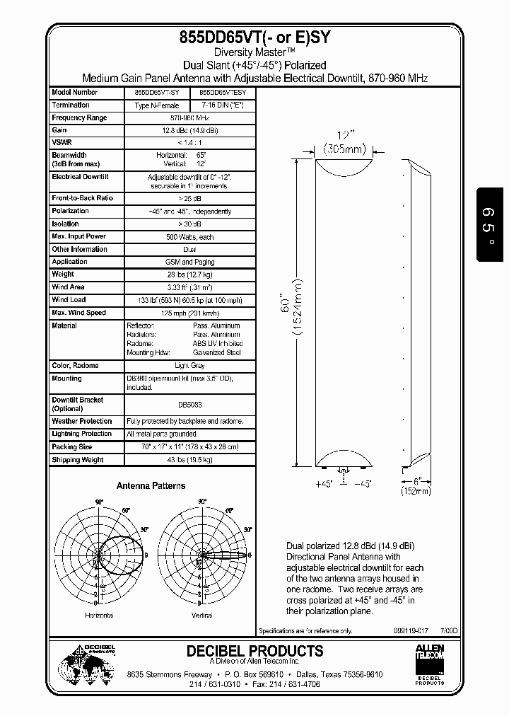 855DD65VT-SY_6721593.PDF Datasheet