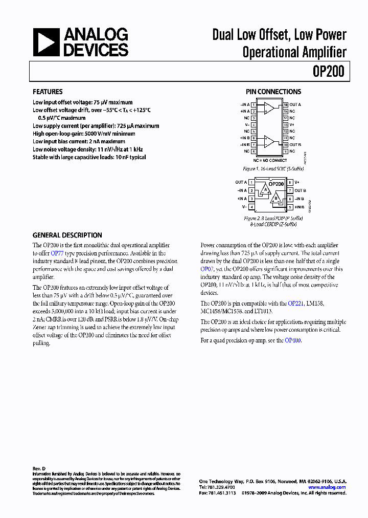 OP200GS-REEL_6721446.PDF Datasheet