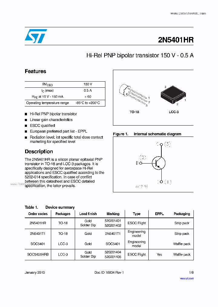 2N5401HR_6935152.PDF Datasheet