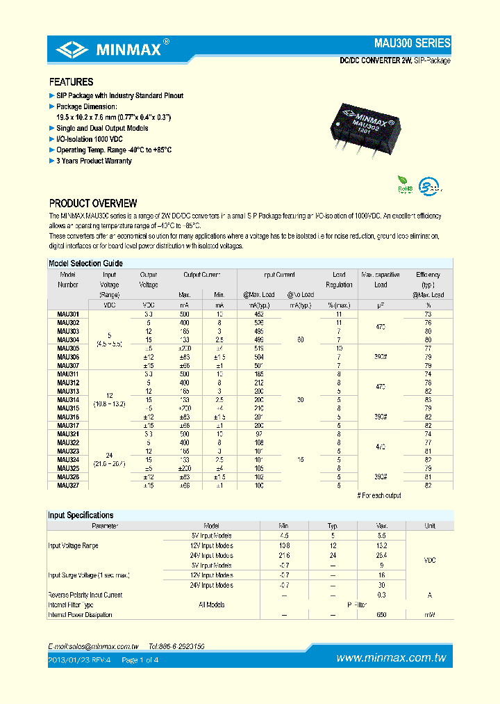 MAU307_6935076.PDF Datasheet