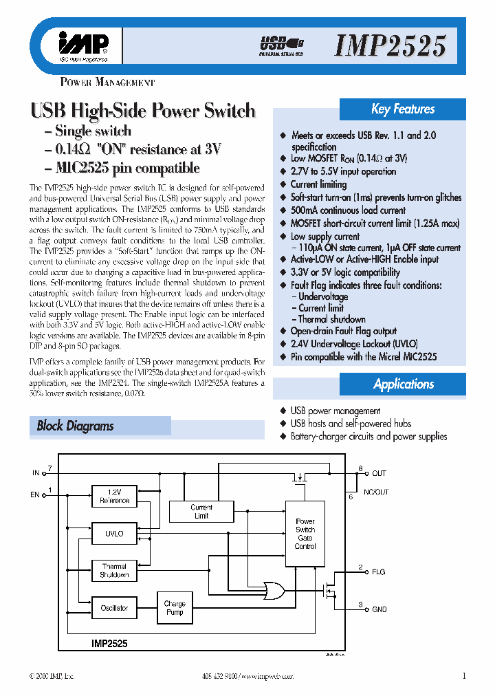 IMP2525-1BM_6723776.PDF Datasheet