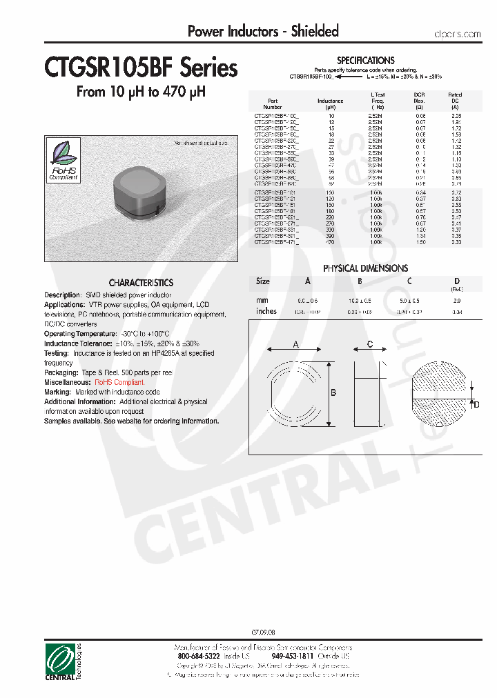 CTGSR105BF-330N_6713683.PDF Datasheet