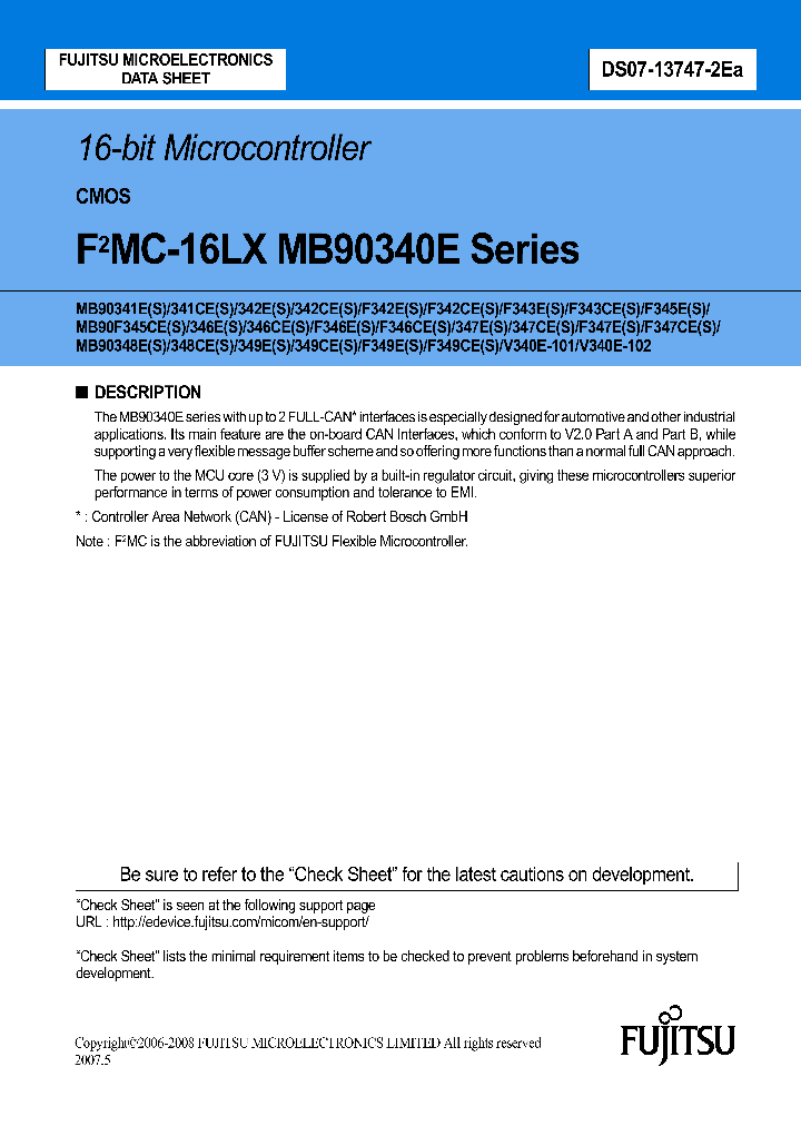 MB90F343ESPF_6724310.PDF Datasheet