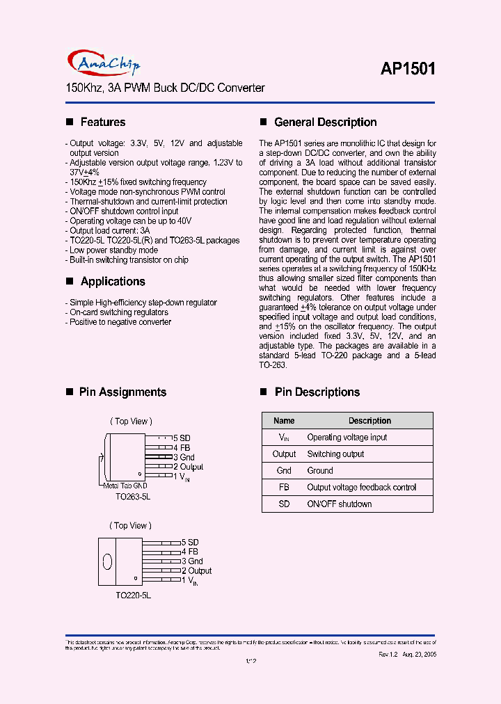 AP1501-33T5_6723788.PDF Datasheet
