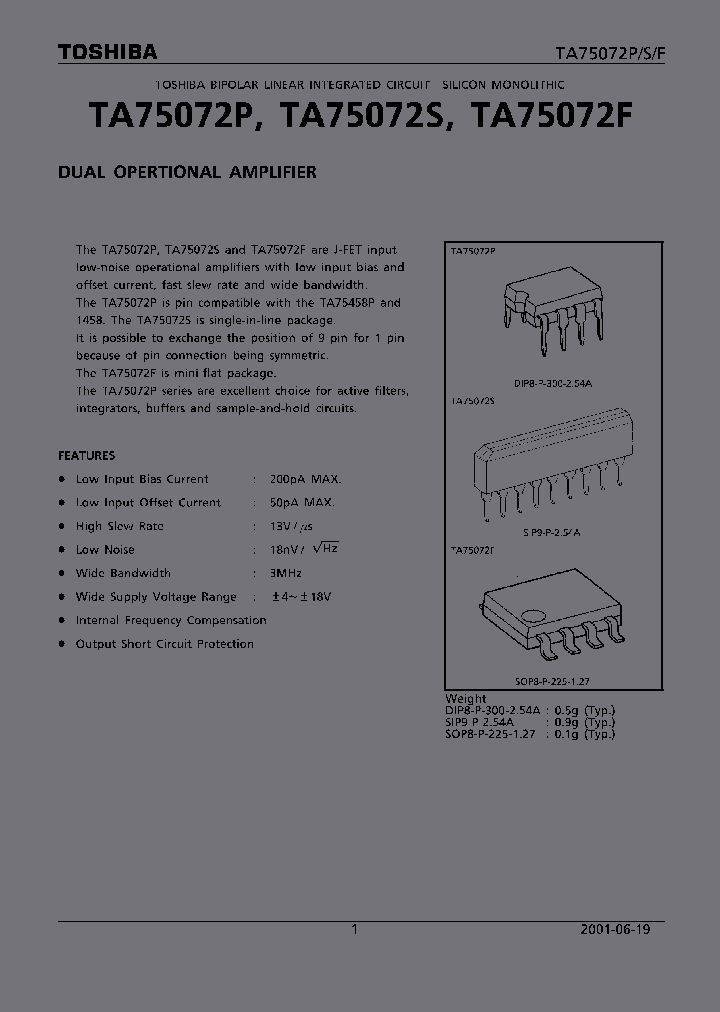 TA75072P_6719161.PDF Datasheet