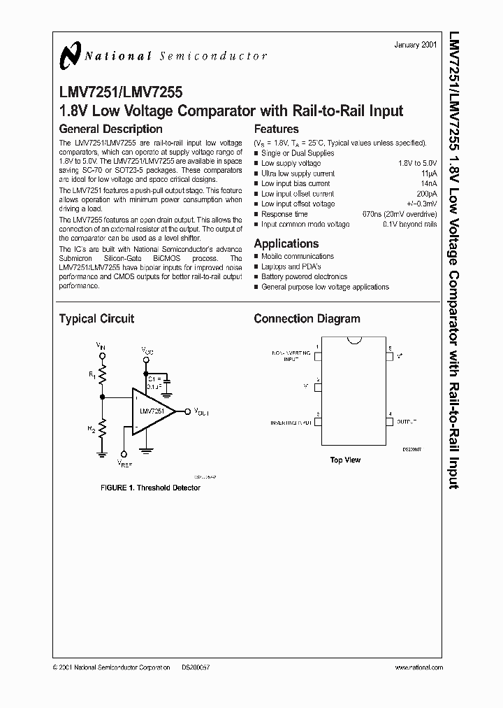 NATIONALSEMICONDUCTORCORP-LMV7251M7X_6721967.PDF Datasheet
