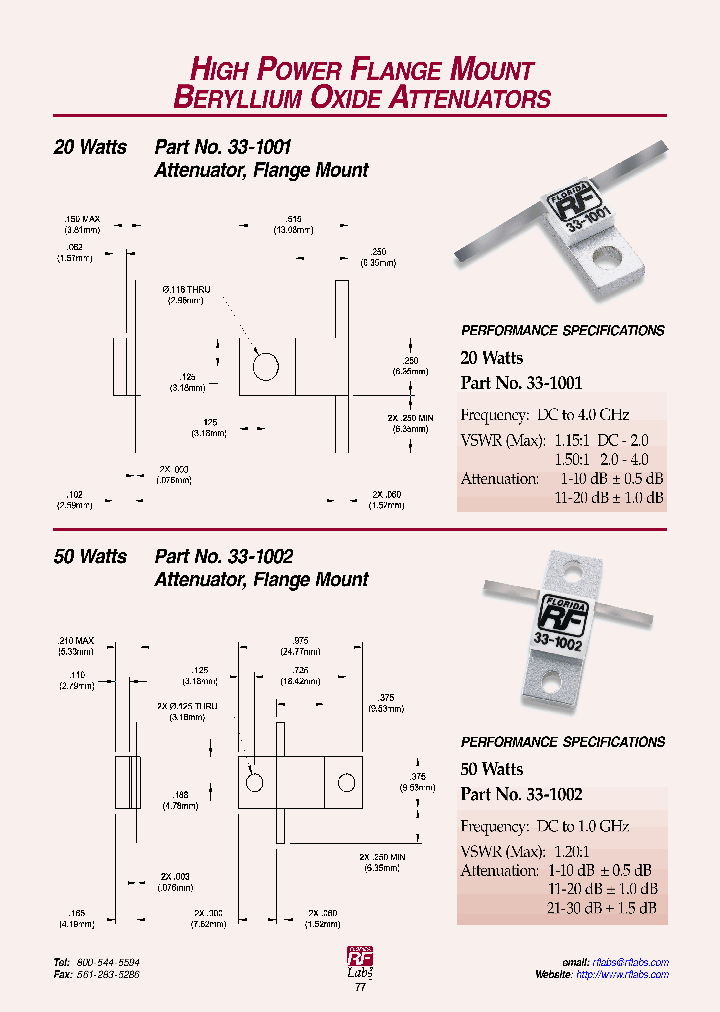 33-1001-2_6721463.PDF Datasheet