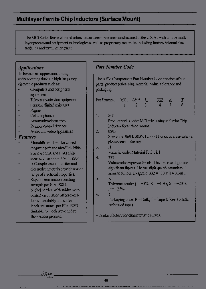 MCI0603H821MT_6723734.PDF Datasheet