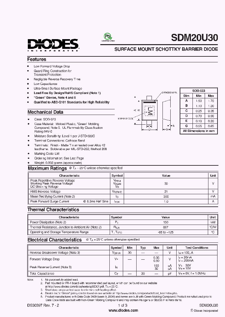 DIODESINC-SDM20U30-76K_6725773.PDF Datasheet