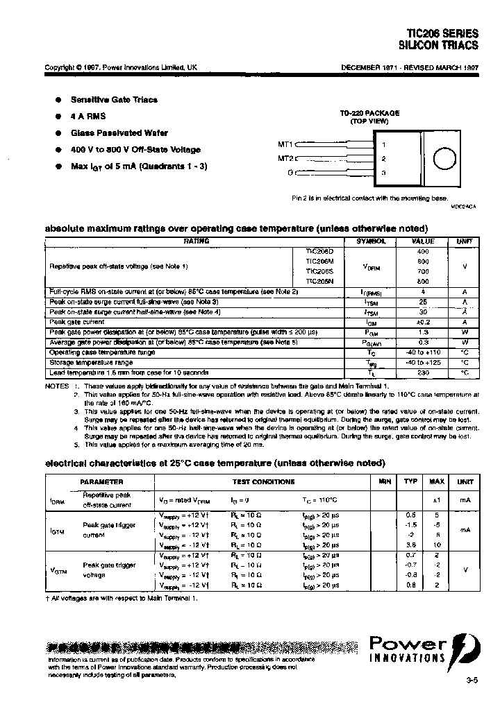 TIC206S_6725349.PDF Datasheet