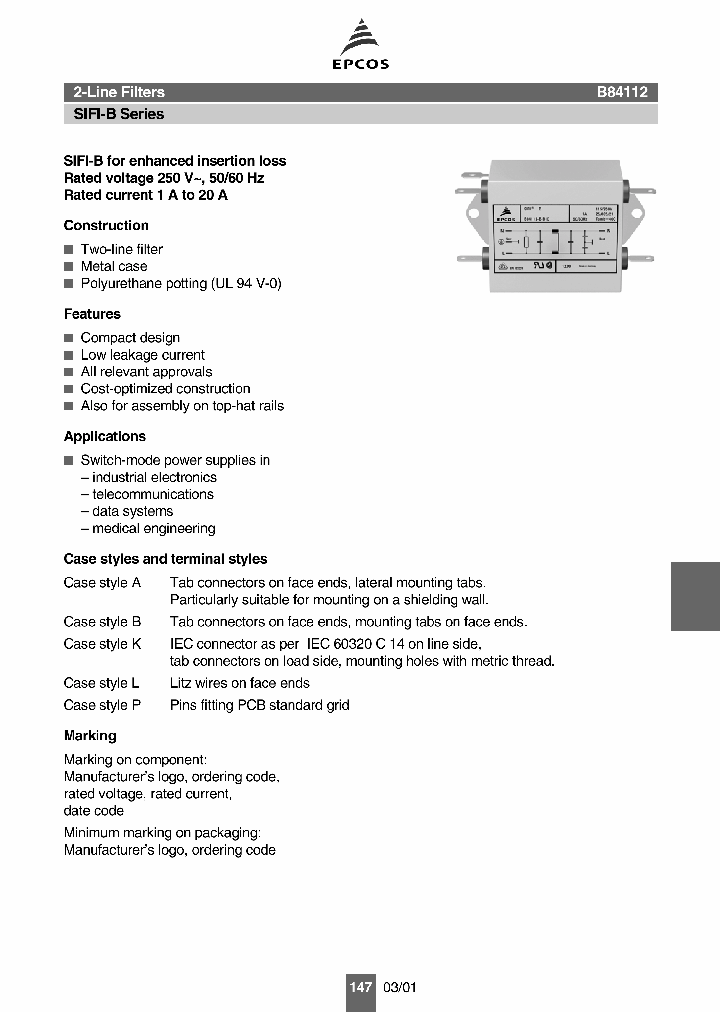 EPCOSAG-B84112-B-K60_6722285.PDF Datasheet