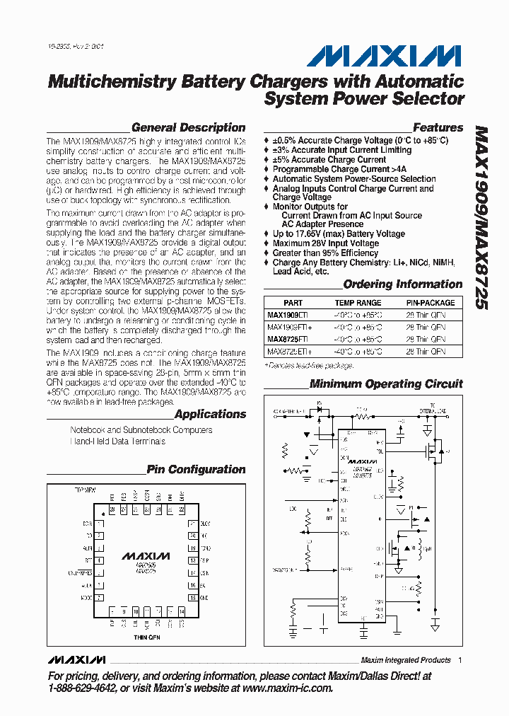 MAX1909ETI-T_6724234.PDF Datasheet