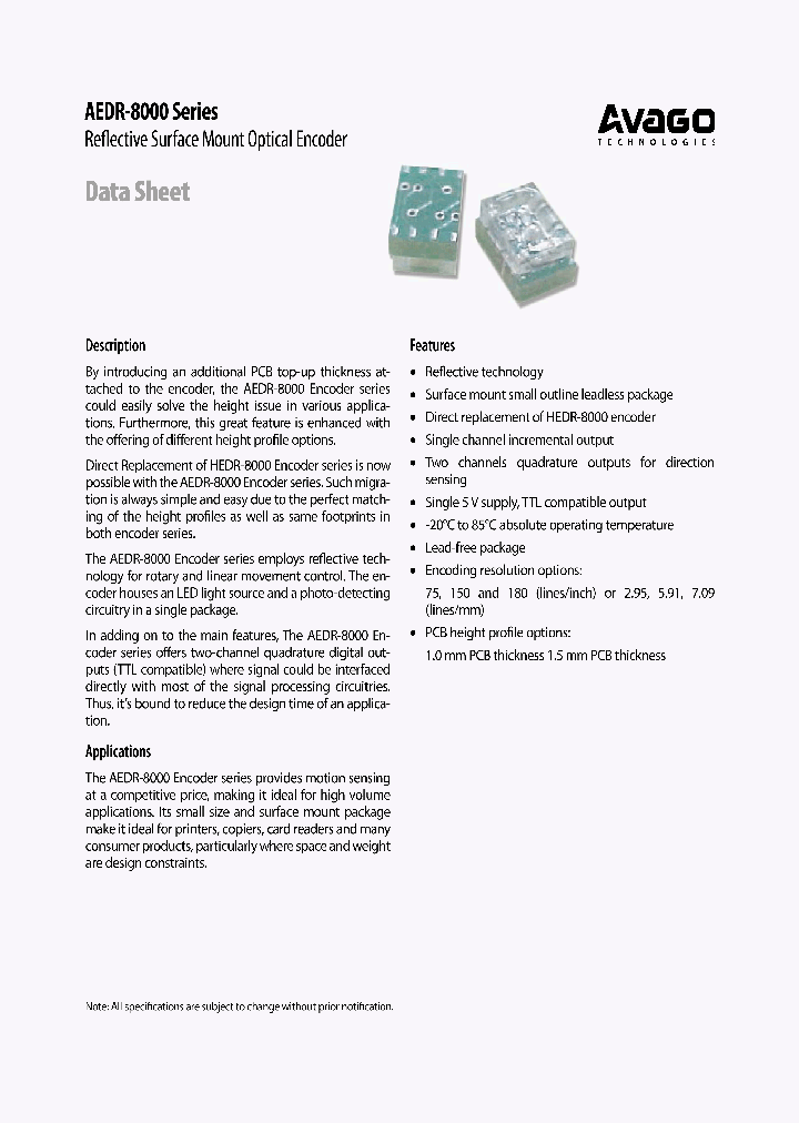 AEDR-8100-1Q1_6726894.PDF Datasheet